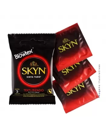 PRESERVATIVO BLOWTEX SKYN TEXTURIZADO C/3 UND (BLOWTEX)