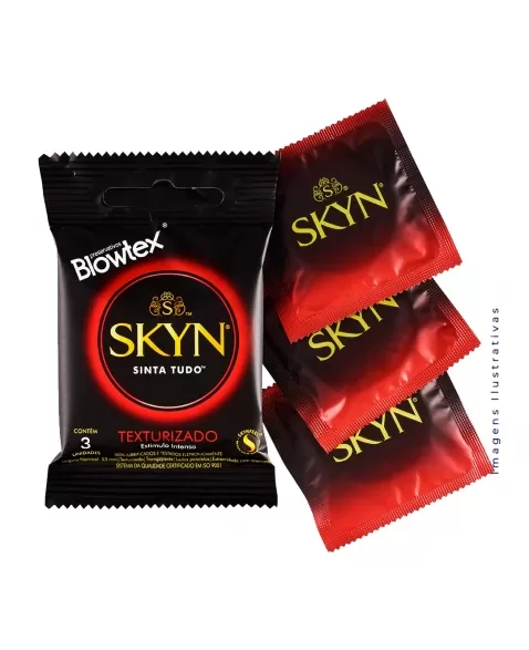 PRESERVATIVO BLOWTEX SKYN TEXTURIZADO C/3 UND (BLOWTEX)