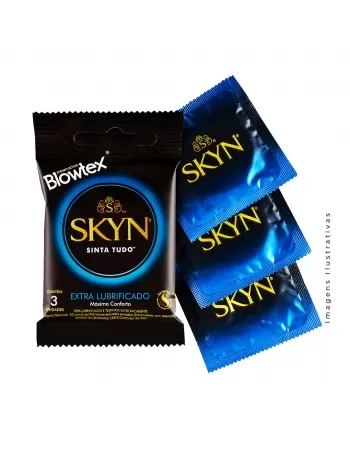 PRESERVATIVO BLOWTEX SKYN EXTRALUBRIFICANTE C/3 UND (BLOWTEX)