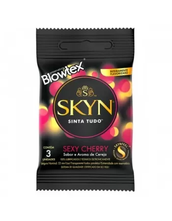 PRESERVATIVO BLOWTEX SKYN SEXYCHERRY C/3 UND (BLOWTEX)