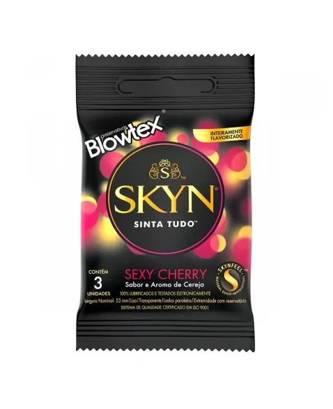 PRESERVATIVO BLOWTEX SKYN SEXYCHERRY C/3 UND (BLOWTEX)