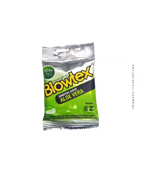 PRESERVATIVO BLOWTEX SENSITIVE C/3 UND (BLOWTEX)