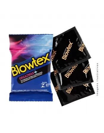 PRESERVATIVO BLOWTEX ORGAZMAX + C/3 UND (BLOWTEX)