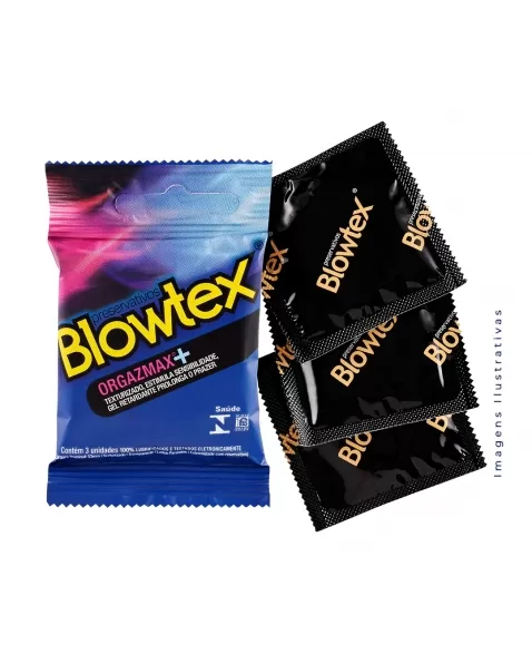 PRESERVATIVO BLOWTEX ORGAZMAX + C/3 UND (BLOWTEX)