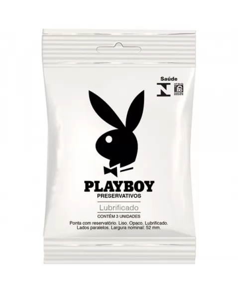 PRESERVATIVO PLAYBOY LUBRIFICANTE C/3 UND (ALCA DO BRASIL)