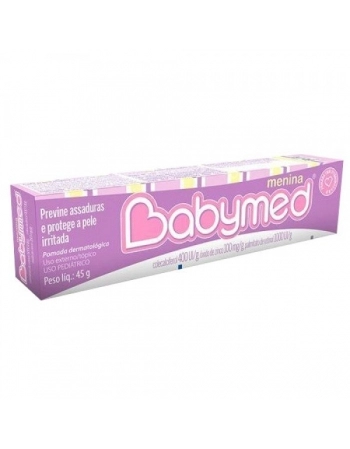 BABYMED MENINA POMADA 45G RETINOL + COLECALCIFEROL + OXIDO DE ZINCO (CIMED)