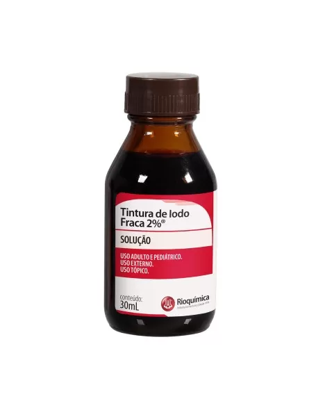 TINTURA DE IODO 2% 30ML (RIOQUIMICA)