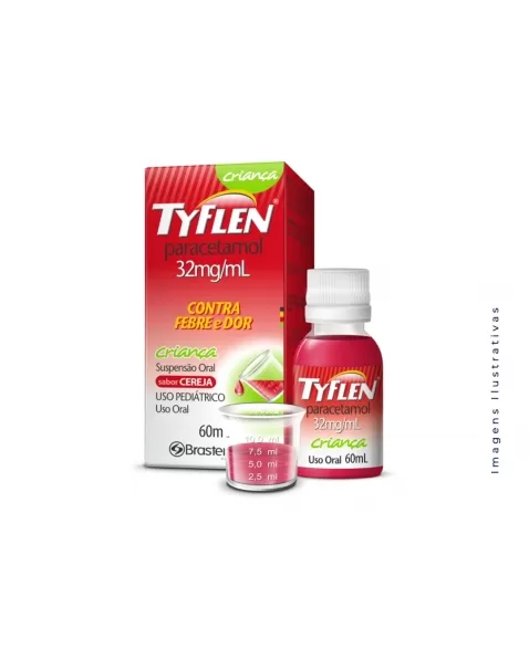 TYFLEN CRIANCA SUSPENSAO 60ML PARACETAMOL (BRASTERAPICA)