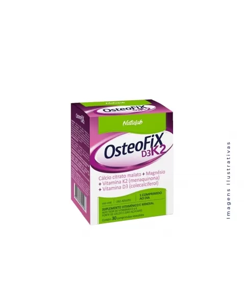 OSTEOFIX D3 K2 C/30CPR CALCIO + VITAMINA D (NATULAB)