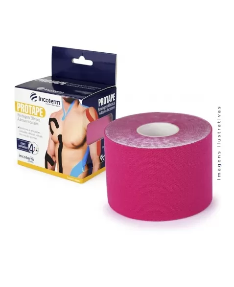 FITA DE KINESIO 5M X 5CM ROSA PROTAPE (INCOTERM)