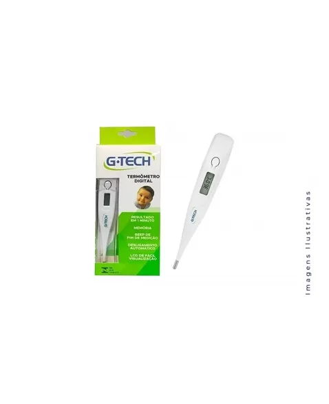 TERMOMETRO DIGITAL G-TECH BRANCO (TH1027) (ACCUMED)