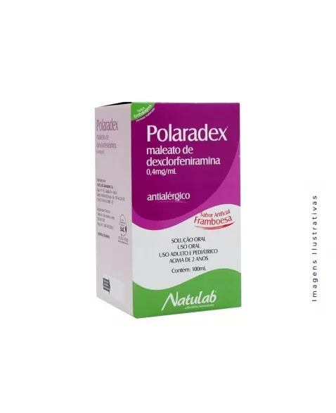 POLARADEX XAROPE 100ML DEXCLORFENIRAMINA (NATULAB)