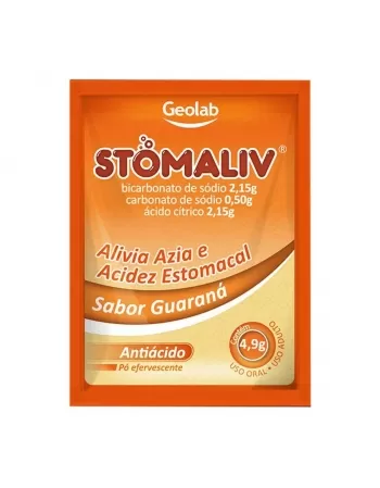 STOMALIV GUARANA EFERVESCENTE C/50 ENVELOPES (GEOLAB)