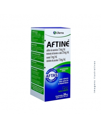 AFTINE SOLUCAO BUCAL 20ML P/AFTAS (CIFARMA)