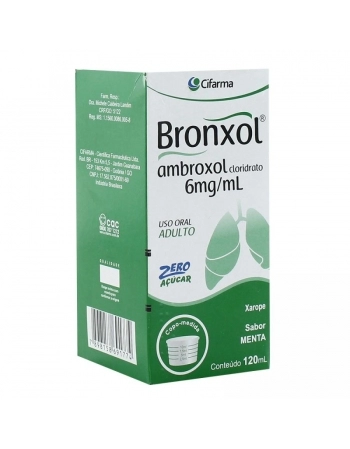 BRONXOL XAROPE ADULTO 120ML AMBROXOL (CIFARMA)