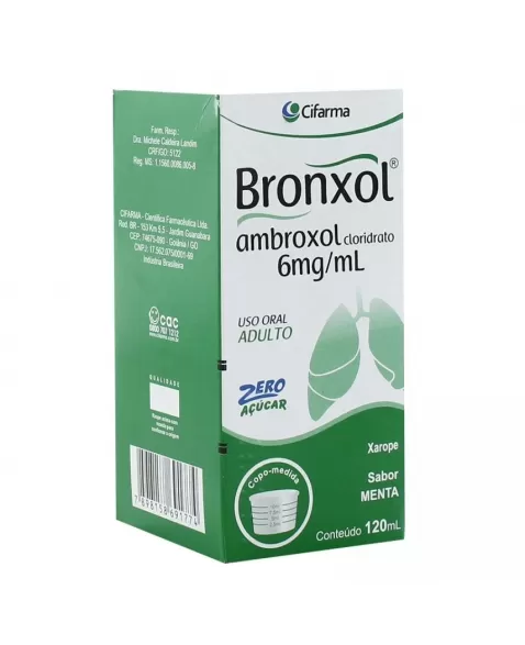 BRONXOL XAROPE ADULTO 120ML AMBROXOL (CIFARMA)