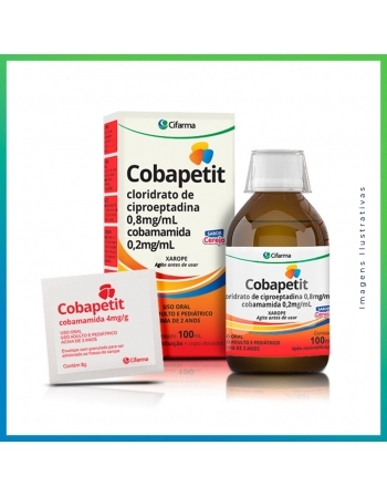 COBAPETIT XAROPE CIPROEPTADINA + COBAMAMIDA 100ML (CIFARMA)