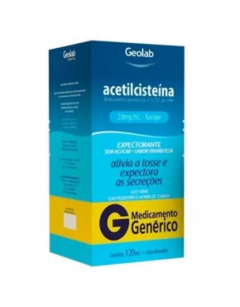 ACETILCISTEINA XAROPE ADULTO 120ML (GEOLAB)