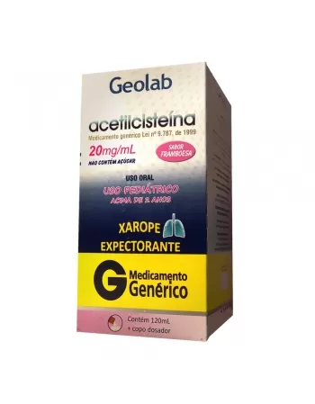 ACETILCISTEINA XAROPE INFANTIL 120ML (GEOLAB)