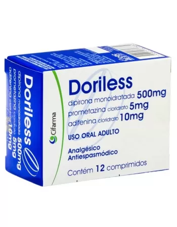 DORILESS C/12CPR DIPIRONA + PROMET + ADIFENINA (CIFARMA)