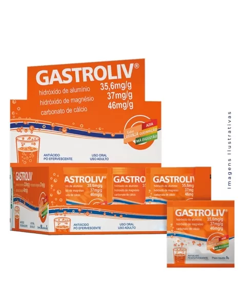 GASTROLIV LARANJA C/100 SACHES (CIFARMA)