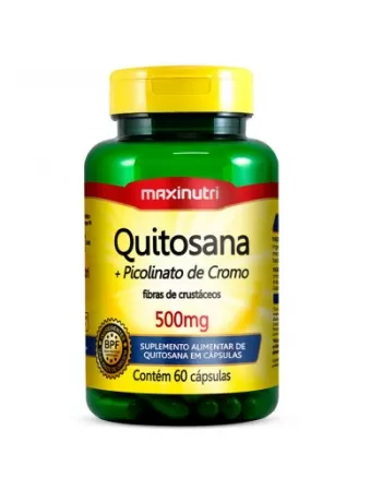 QUITOSANA + PICOLINATO DE CROMO C/60CAPS (MAXINUTRI)