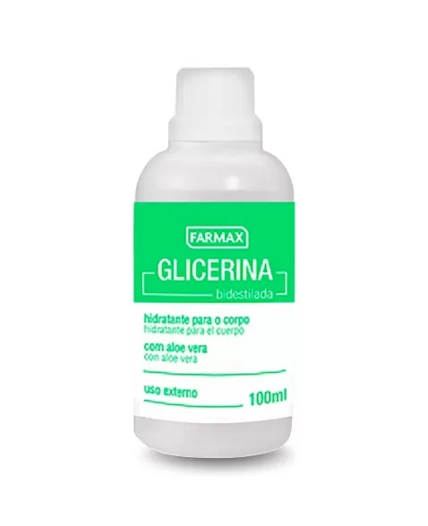 GLICERINA BI-DESTILADA C/ALOE VERA 100ML (FARMAX)