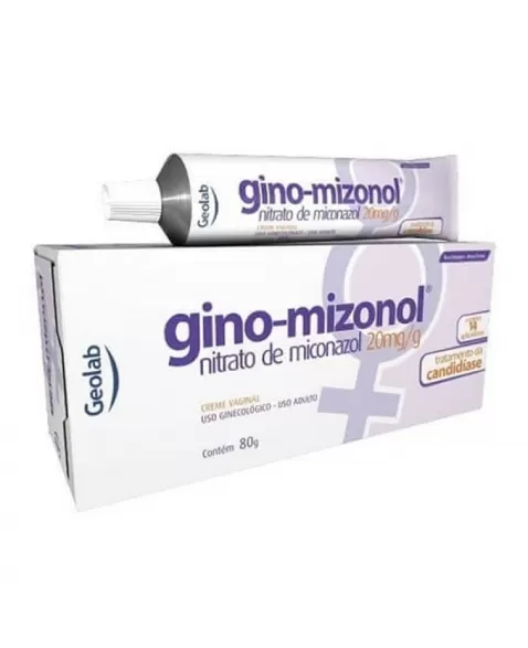 GINO-MIZONOL CREME VAGINAL 80G C/14 APLICADORES MICONAZOL (GEOLAB)