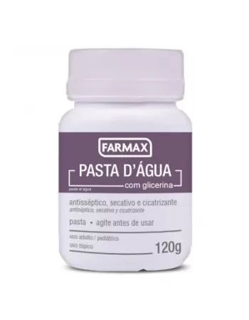 PASTA D AGUA C/GLICERINA 120G (FARMAX)