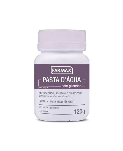 PASTA D AGUA C/GLICERINA 120G (FARMAX)