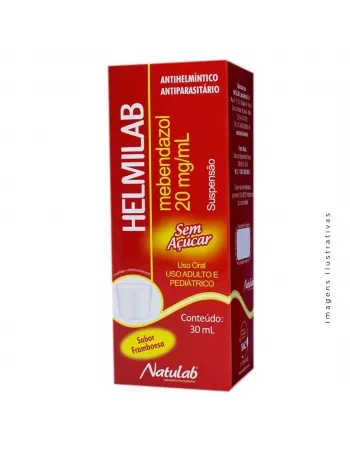 HELMILAB MEBENDAZOL SUSPENSAO 30ML SEM ACUCAR (NATULAB)