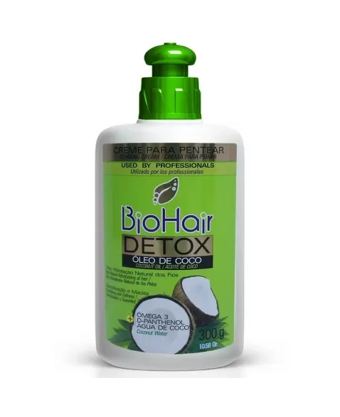 CREME PENTEAR BIOHAIR DETOX OLEO DE COCO 300G (START QUIMICA)