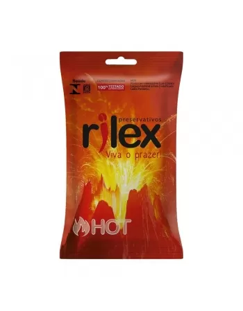 PRESERVATIVO RILEX HOT C/3 UND (INOVATEX)