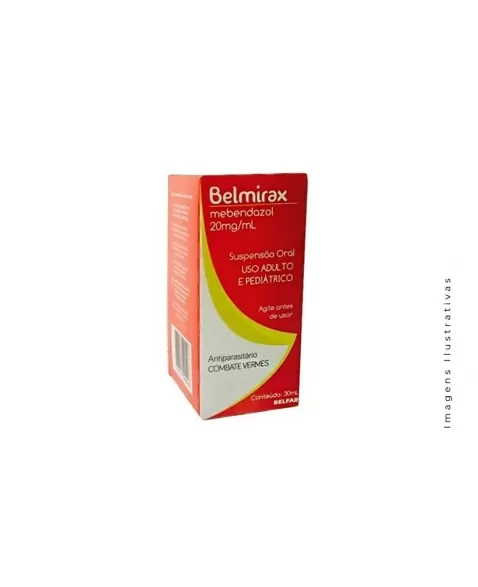 BELMIRAX SUSPENSAO 30ML MEBENDAZOL (BELFAR)