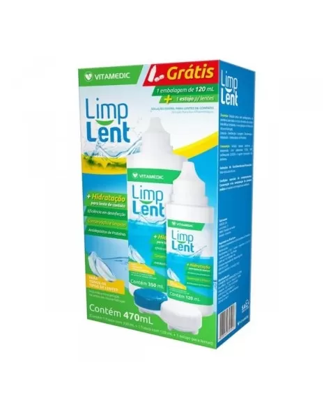 LIMP LENT 470ML SOLUCAO P/LENTES (VITAMEDIC)