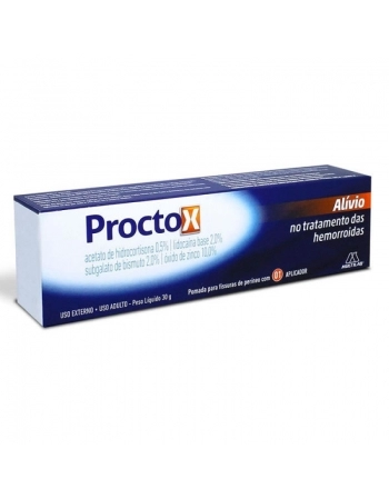 PROCTOX-H POMADA 30G C/1 APLICADOR P/HEMORROIDAS (MULTILAB)