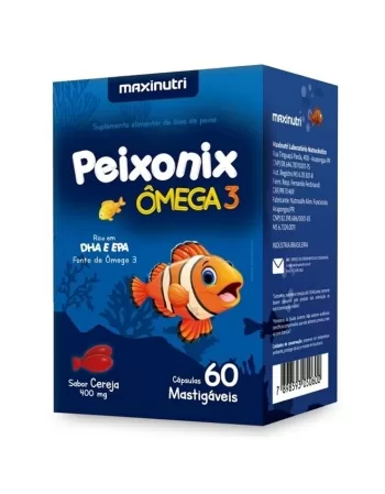 OMEGA 3 KIDS C/60CAPS PEIXONIX (MAXINUTRI)