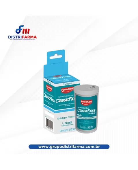 FIO DENTAL CLASSIC FLOSS MENTA 500M (2140) (POWERDENT)