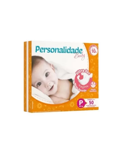 FRALDA PERSONALIDADE BABY ULTRASEC P C/50 UND (EUROFRAL)