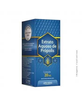 EXTRATO DE PROPOLIS SEM ALCOOL 20ML (ARTE NATIVA)