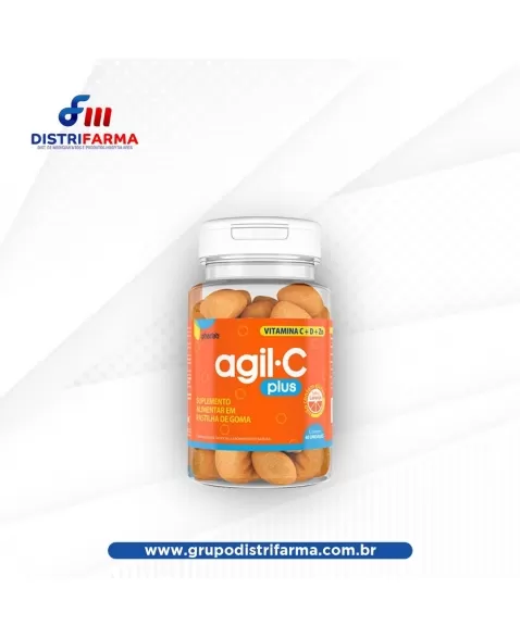 VITAMINA C GOMINHA AGIL-C LARANJA C/40 UND (PHARLAB)