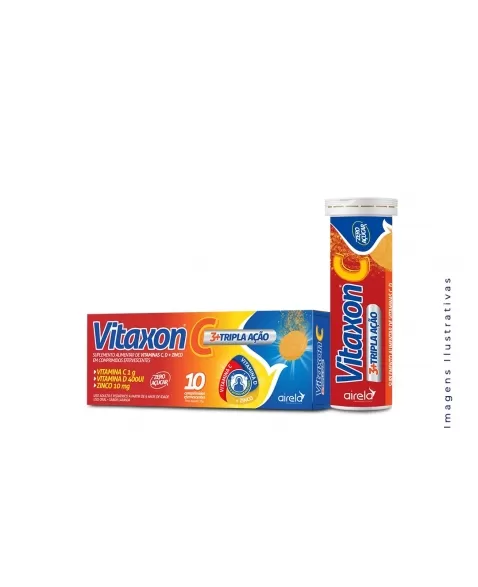 VITAXON C 1G EFERVESCENTE VITAMINA C + ZINCO + VITAMINA D TRIPLA C/1 (AIRELA)