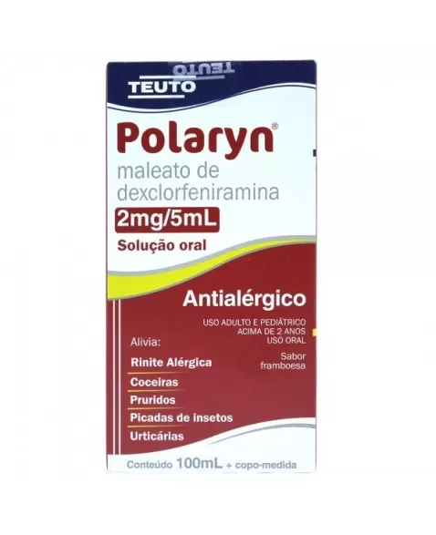 POLARYN XAROPE 100ML DEXCLORFENIRAMINA (TEUTO)