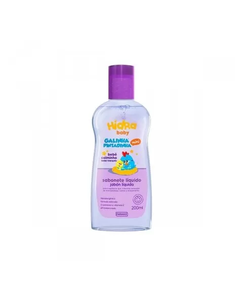 SABONETE LIQUIDO HIDRABABY GALINHA PINTADINHA 200ML BEBE CALMINHO (FARMAX)