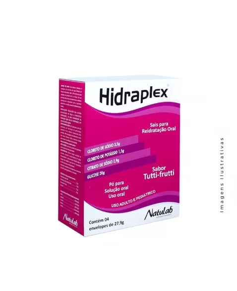 HIDRAPLEX PO REIDRATANTE TUTTI-FRUTTI C/4 UND (NATULAB)