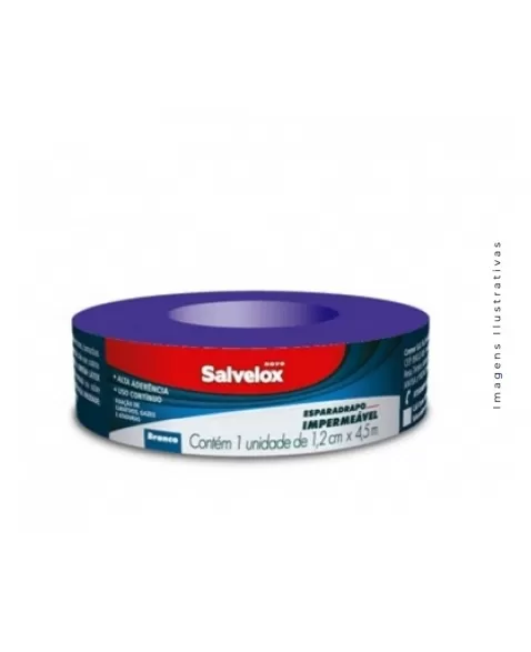 ESPARADRAPO IMPERMEAVEL BRANCO 1,2CM X 4,5M SALVELOX (CREMER S/A)