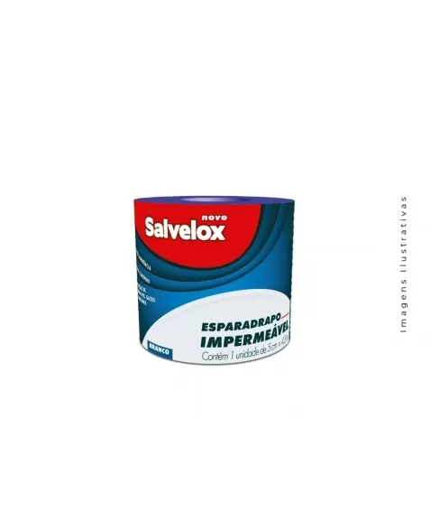 ESPARADRAPO IMPERMEAVEL BRANCO 5CM X 4,5M SALVELOX (CREMER S/A)