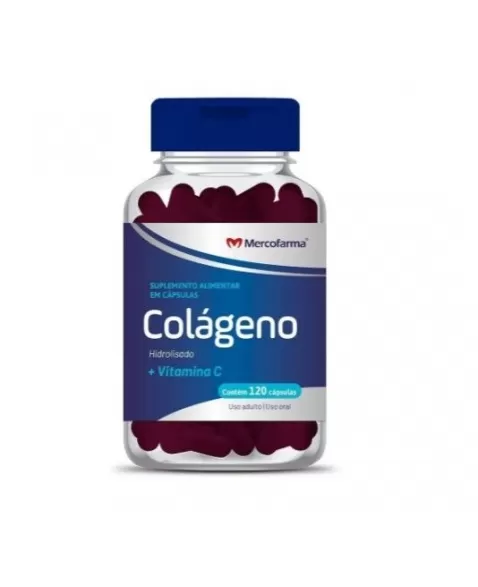 COLAGENO HIDROLISADO + VITAMINA C C/120CAPS (MERCOFARMA)