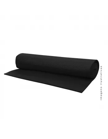 TAPETE EXERCICIO PRETO 60CM X 1,65M (CASTELLANCE)