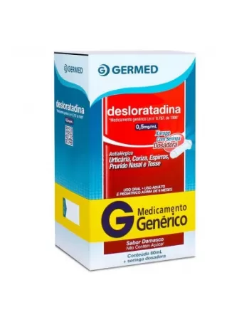 DESLORATADINA 0,5MG XAROPE 60ML (GERMED)